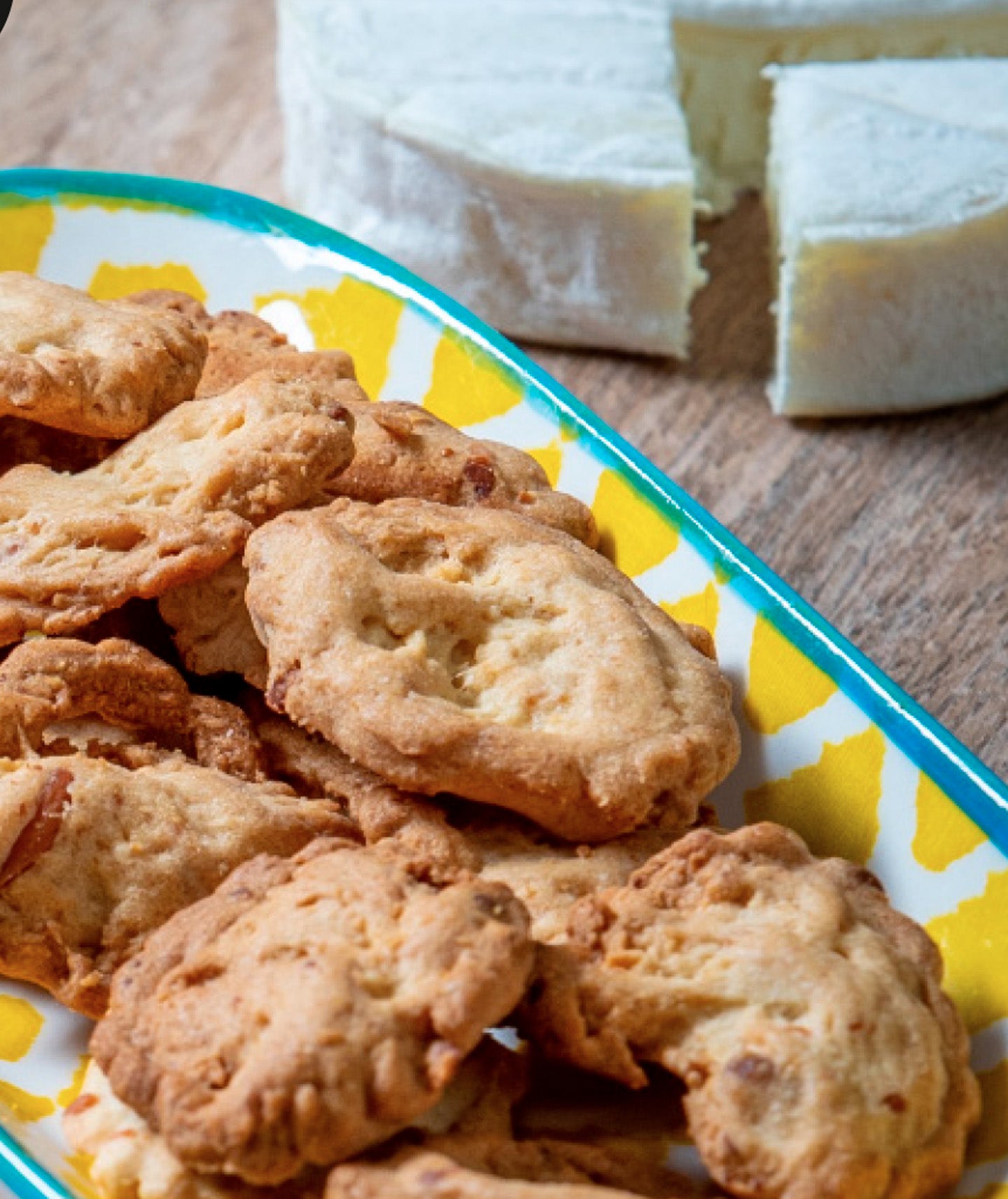 Biscuit au fromage de chèvre et cumin