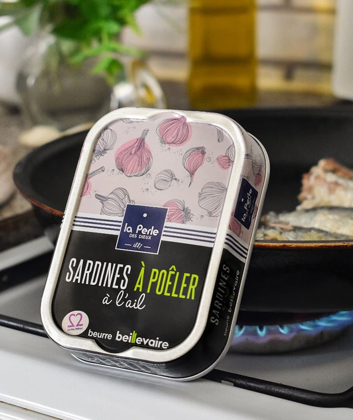 Sardines à poeler à l'ail