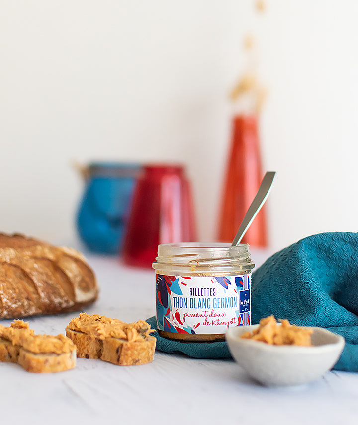 Rillettes de thon au piment doux de Kampot