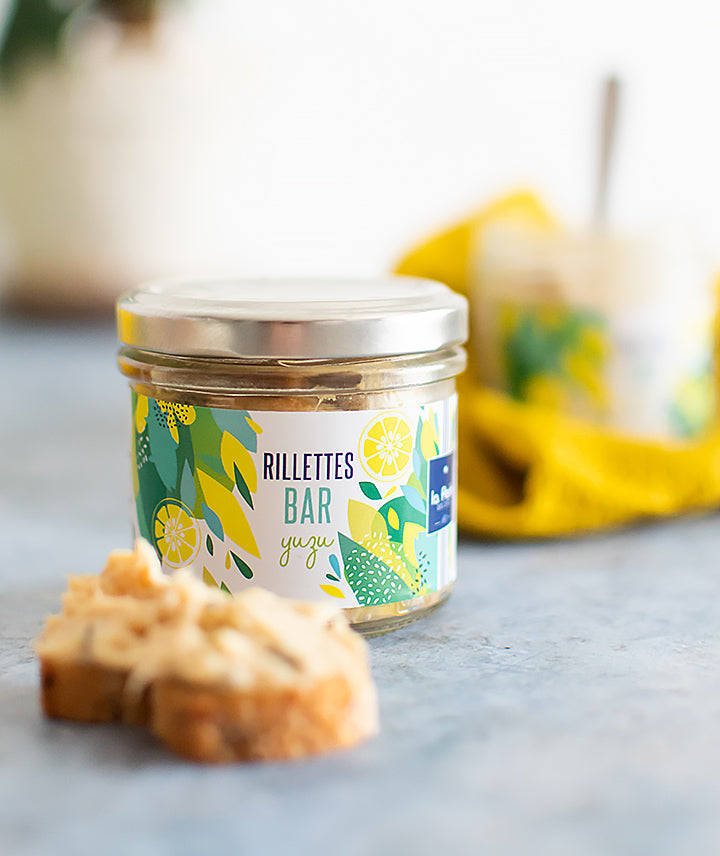 Rillettes de bar au yuzu