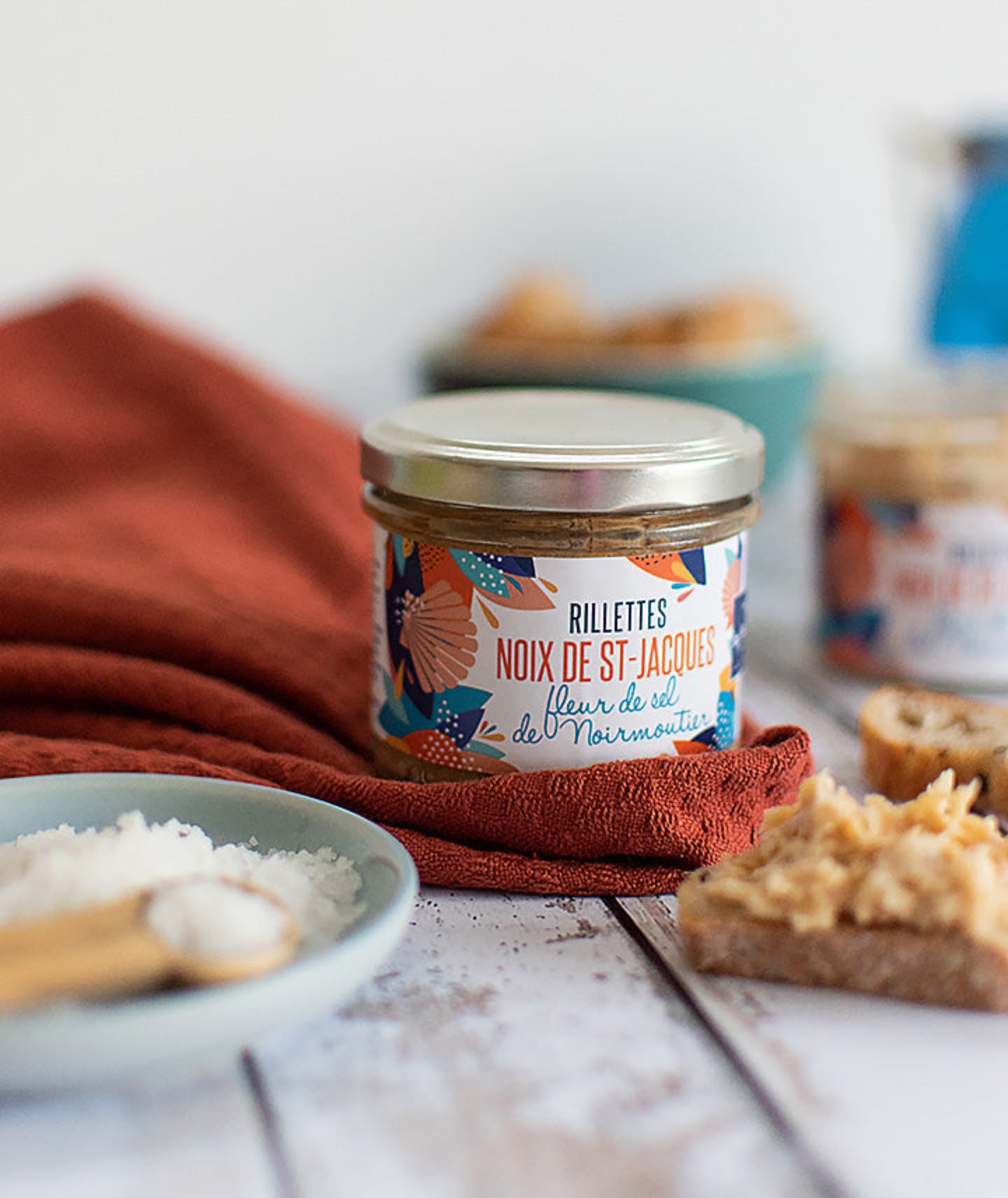 Rillettes de noix de St Jacques à la fleur de sel de Noirmoutier