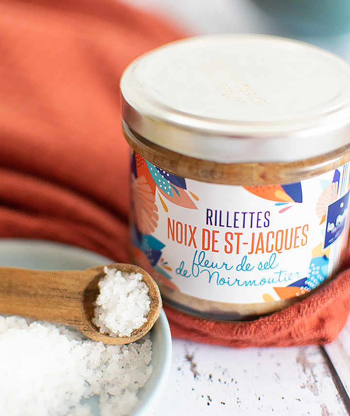 Rillettes de noix de St Jacques à la fleur de sel de Noirmoutier