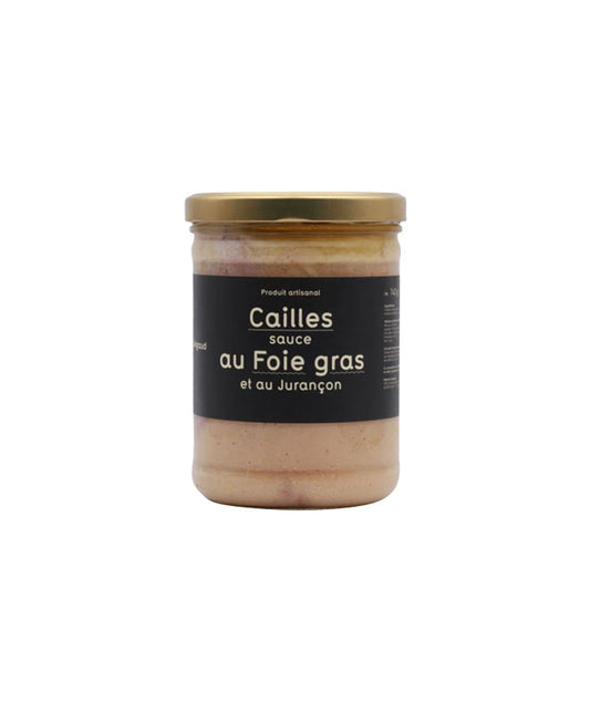 2 Cailles sauce au foie gras