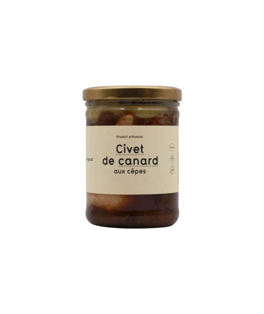 Canard aux cèpes