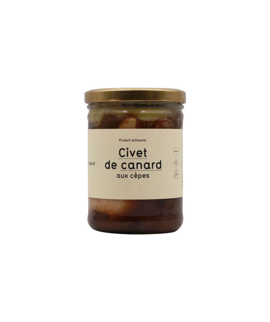 Canard aux cèpes