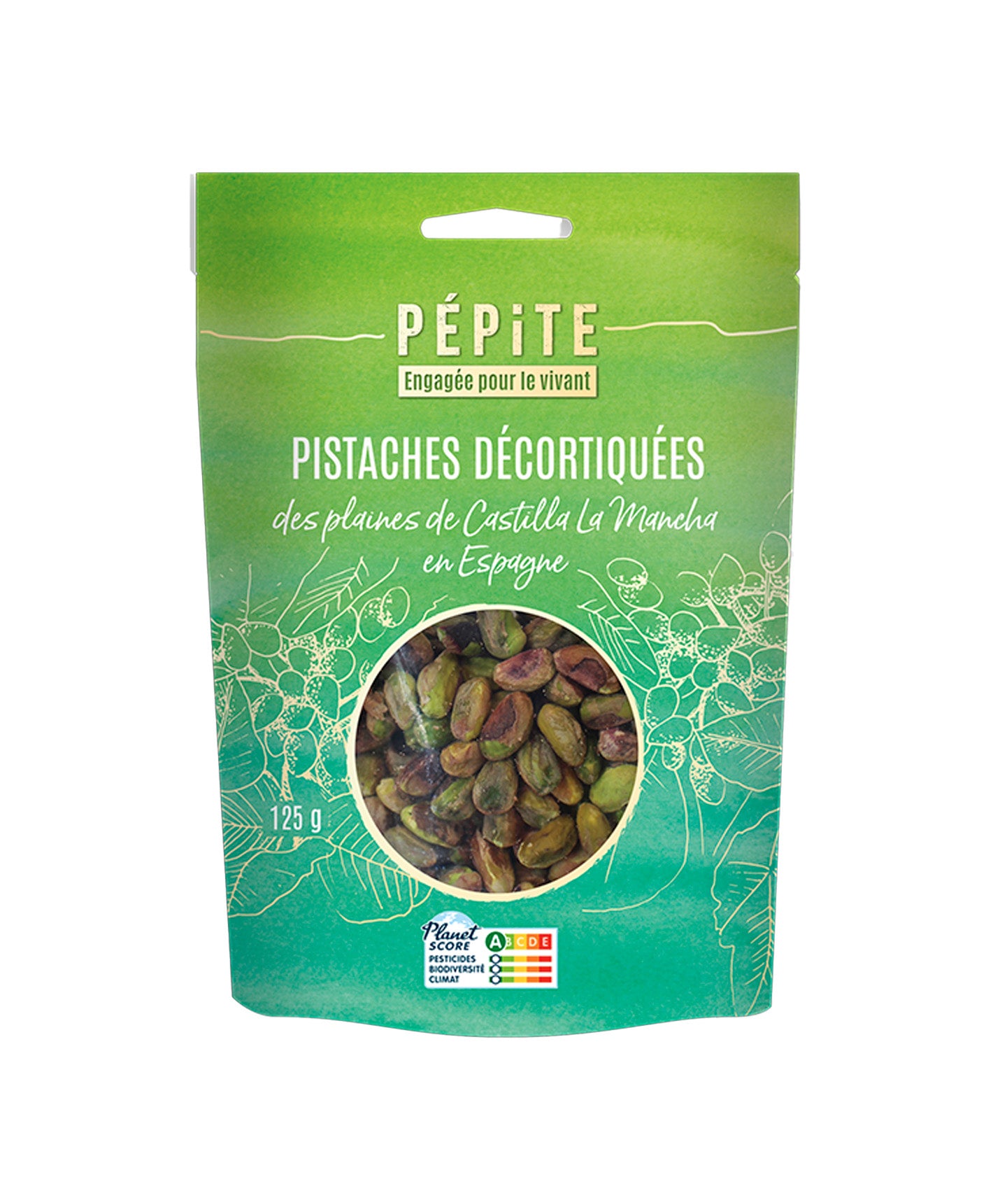 Pistaches décortiquées