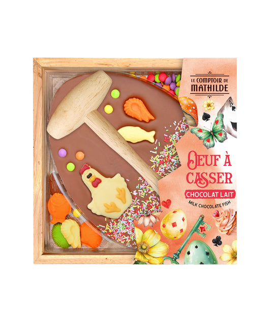 Œuf à casser chocolat lait