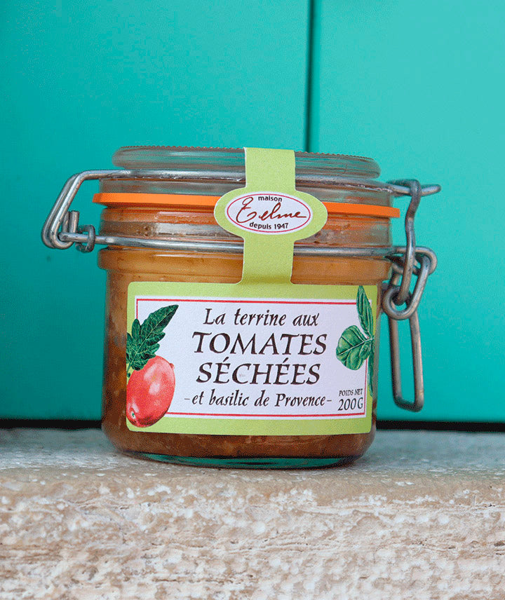 Terrine aux tomates séchées et basilic de Provence