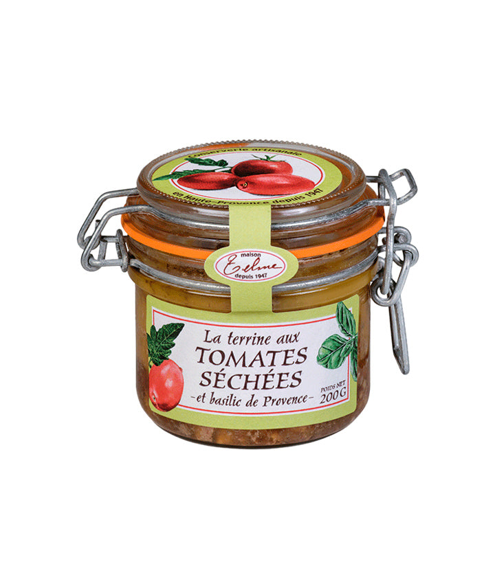 Terrine aux tomates séchées et basilic de Provence