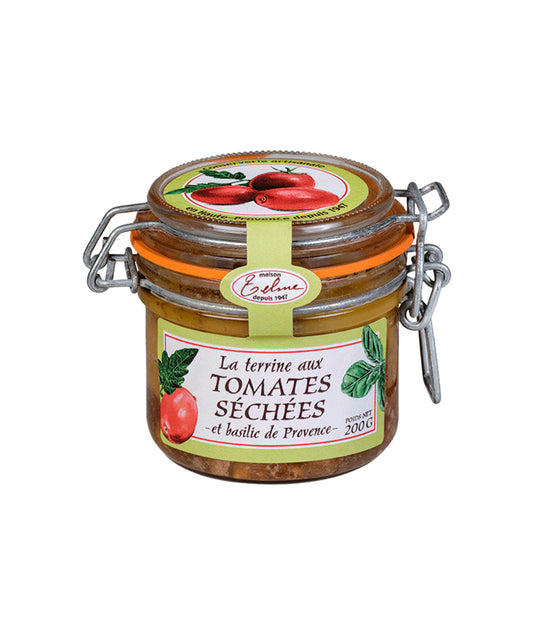 Terrine aux tomates séchées et basilic de Provence