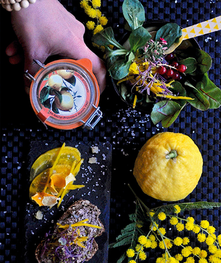 Terrine aux citrons confits de Menton