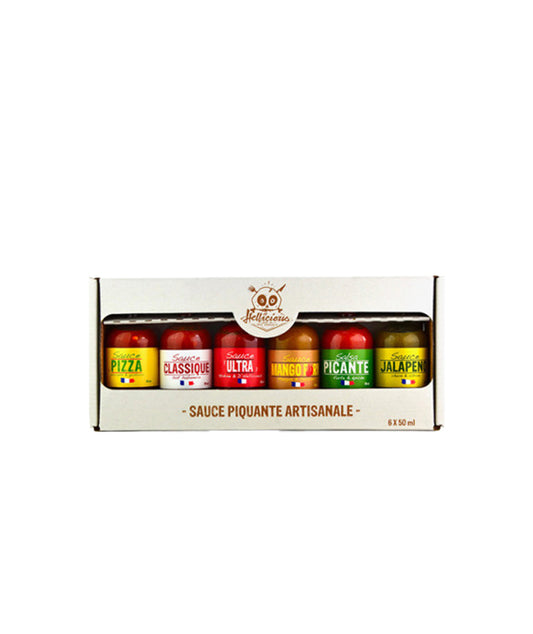 Coffret 6 sauces piquantes