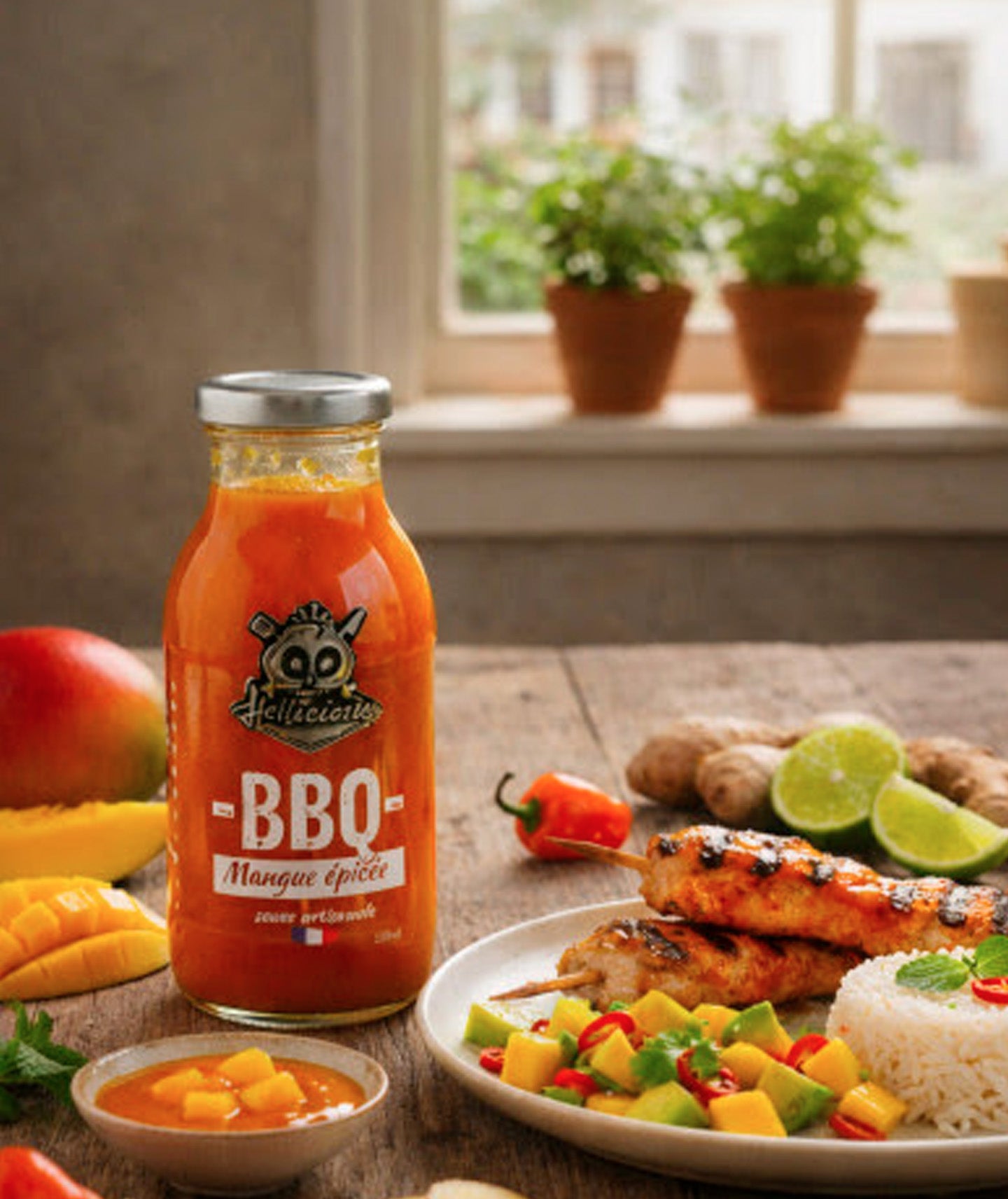 Sauce BBQ à la mangue