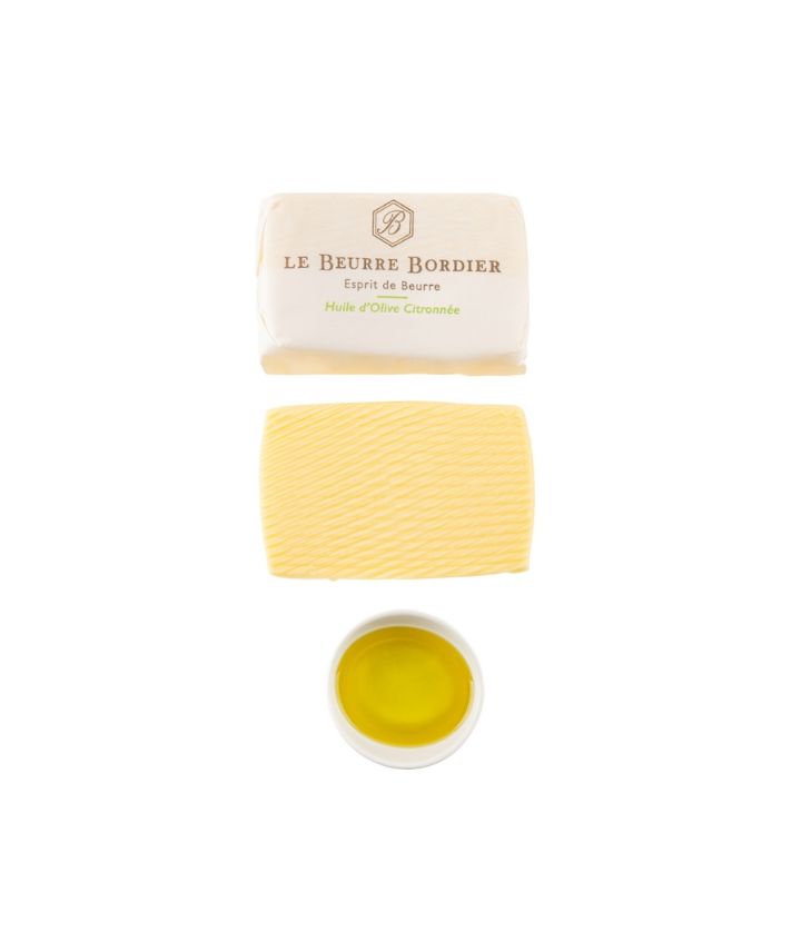 Beurre Bordier huile d'olive citronnée