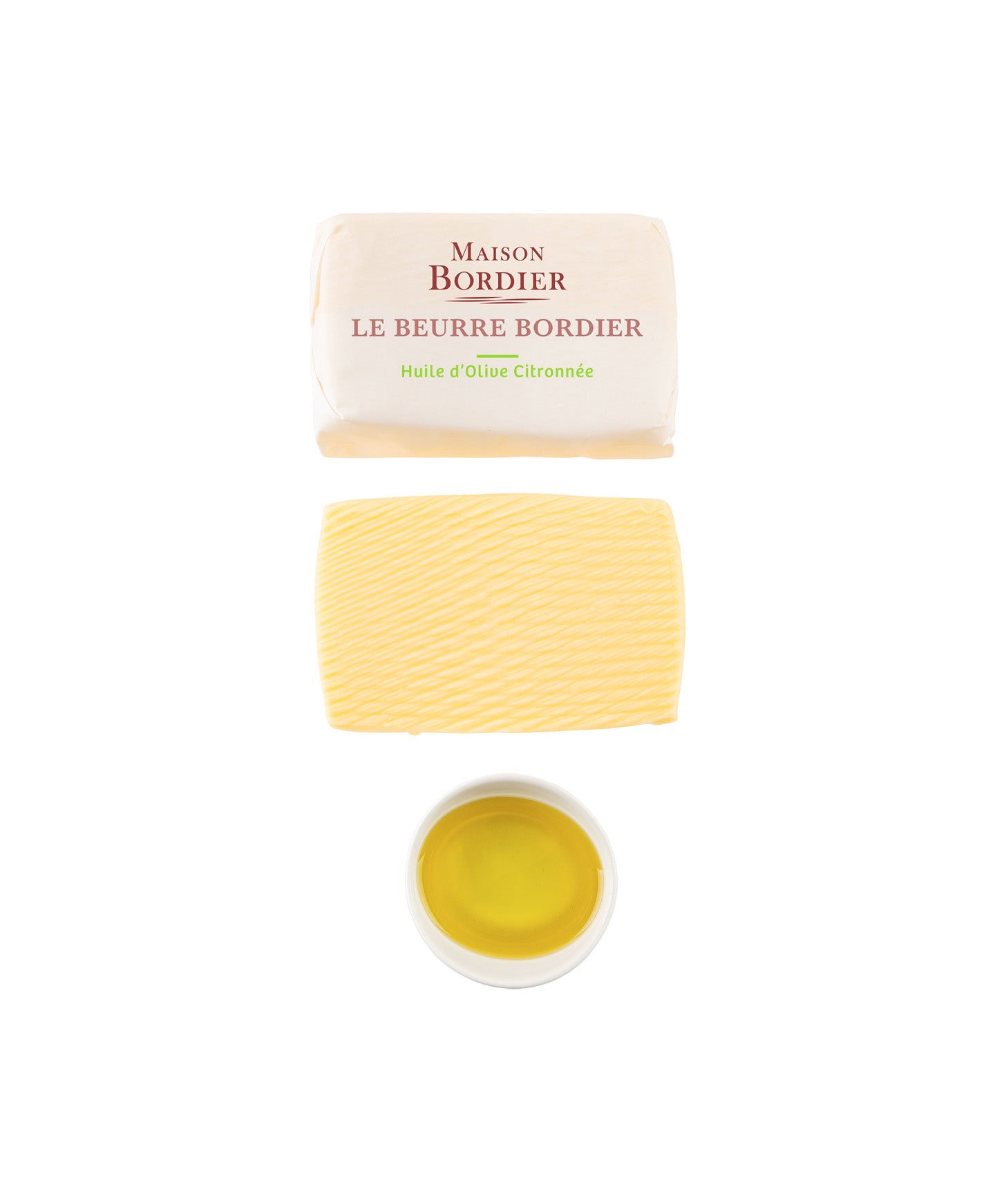 Beurre Bordier huile d'olive citronnée