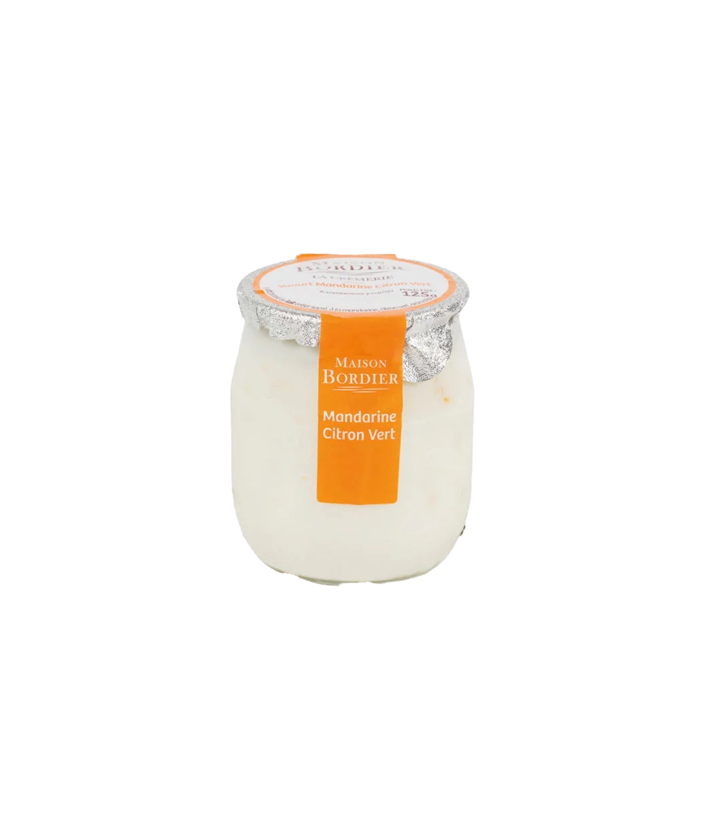 Yaourt Bordier mandarine et citron vert
