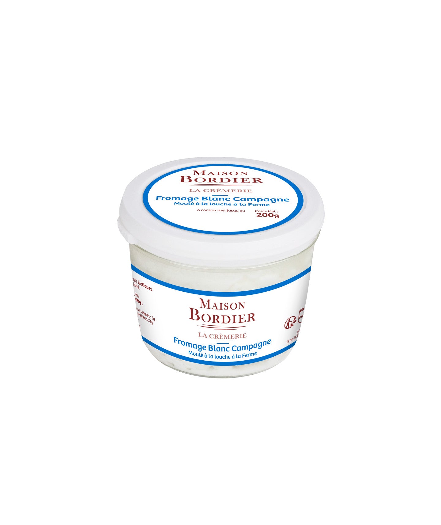 Fromage blanc campagne Bordier