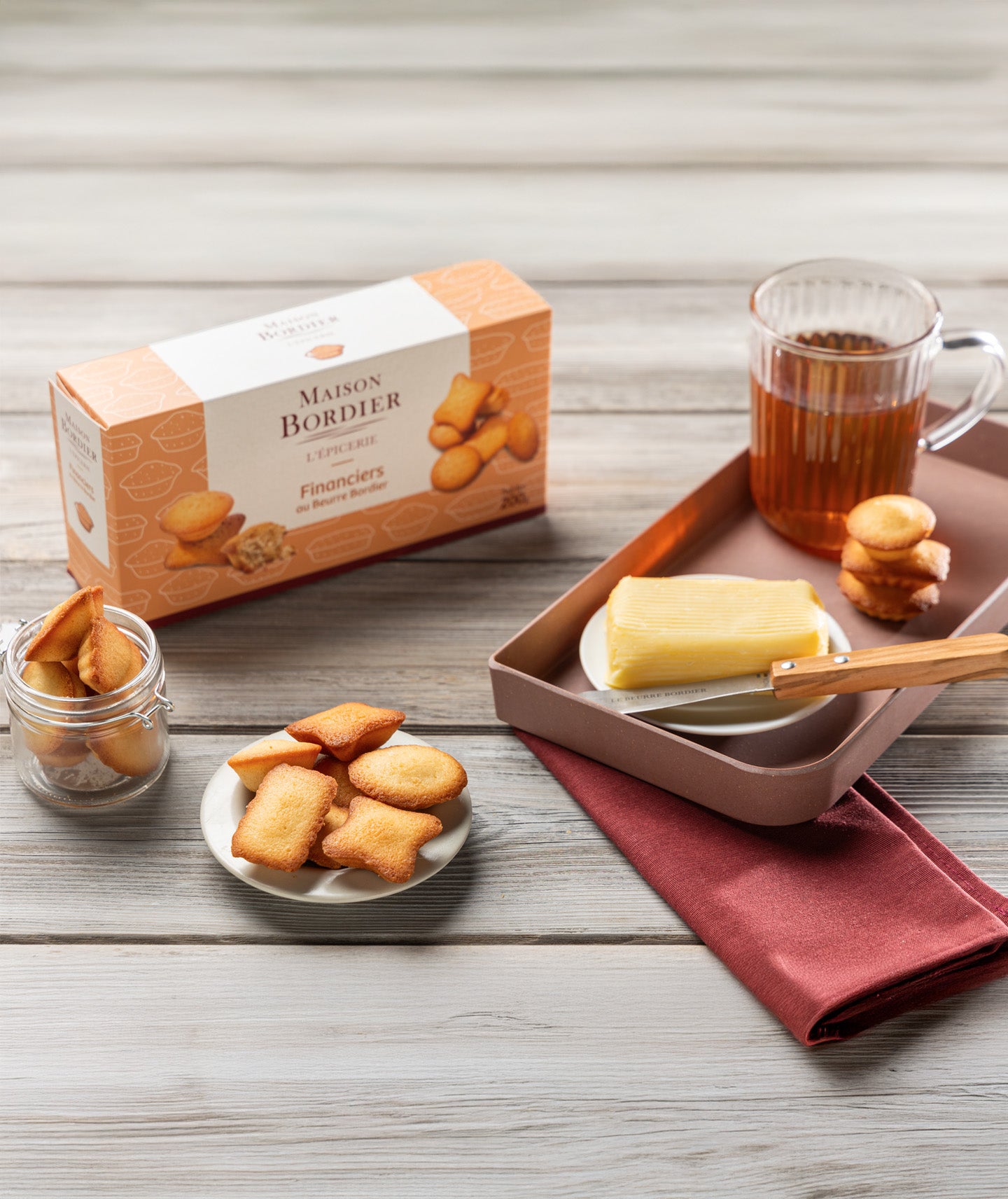 Financiers au beurre Bordier