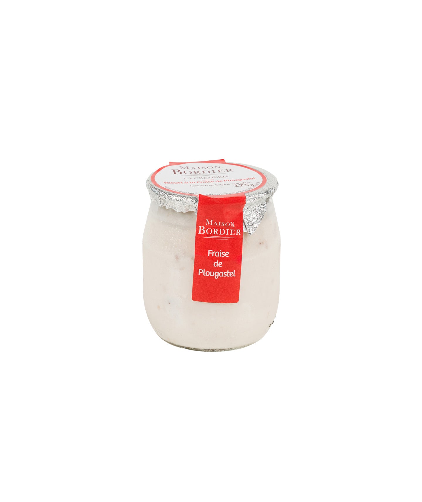 Yaourt Bordier fraise de Plougastel