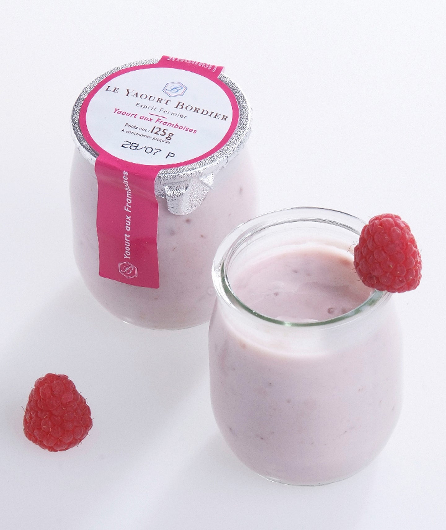 Yaourt Bordier framboise