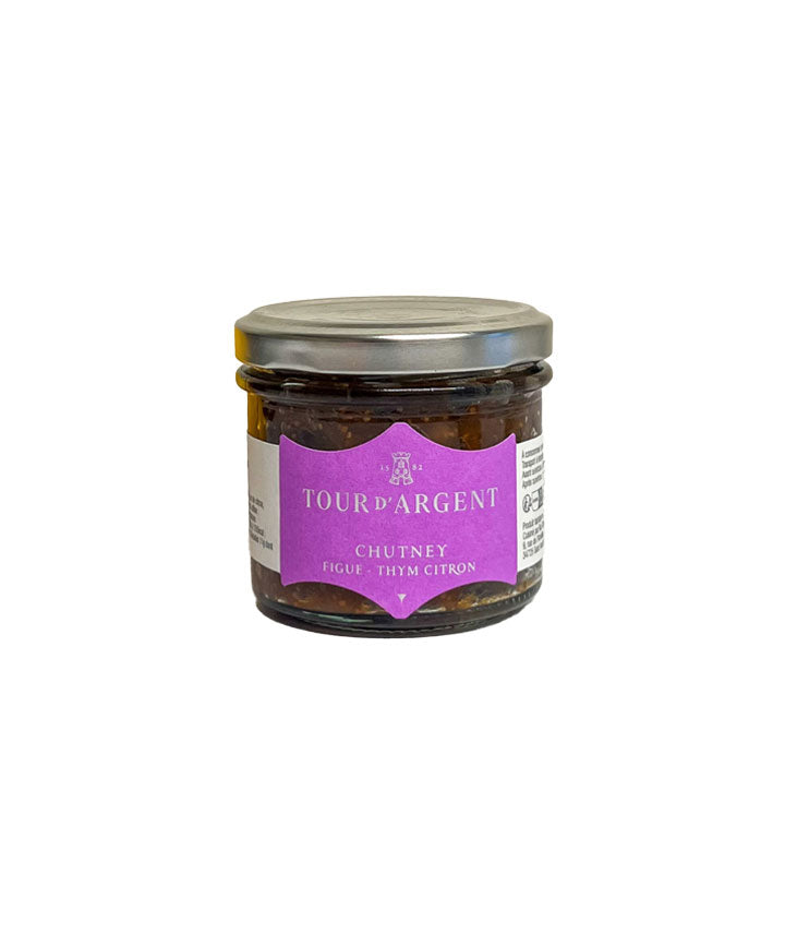 Chutney figues, thym citron