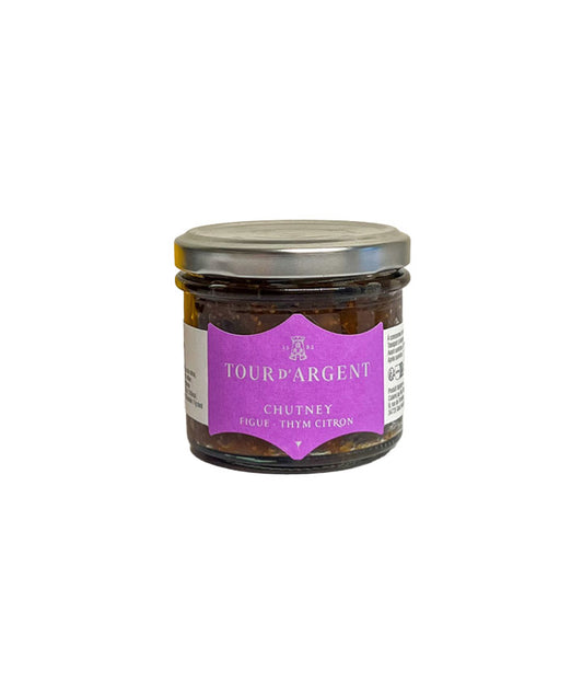 Chutney figues, thym citron