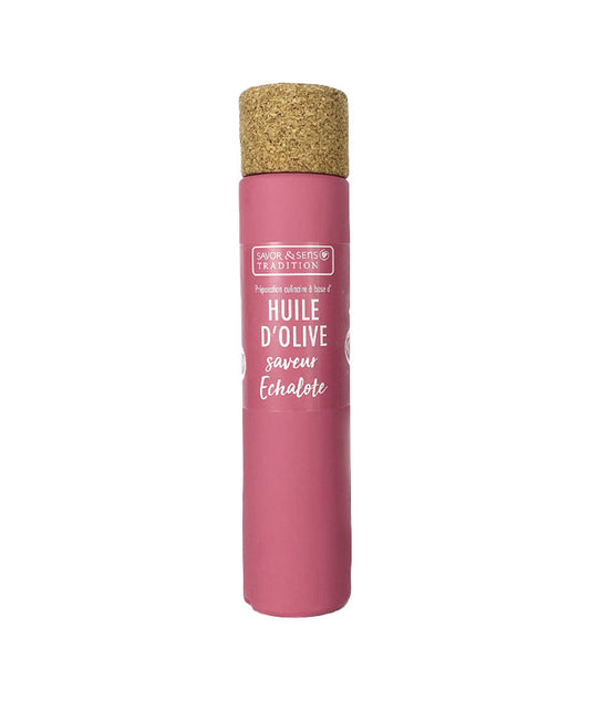 Huile d'olive saveur échalote