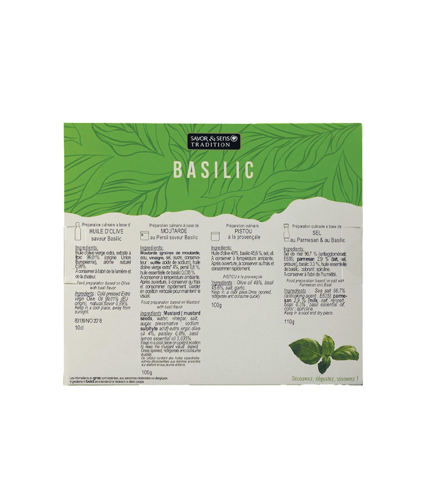 Coffret "Autour du basilic"