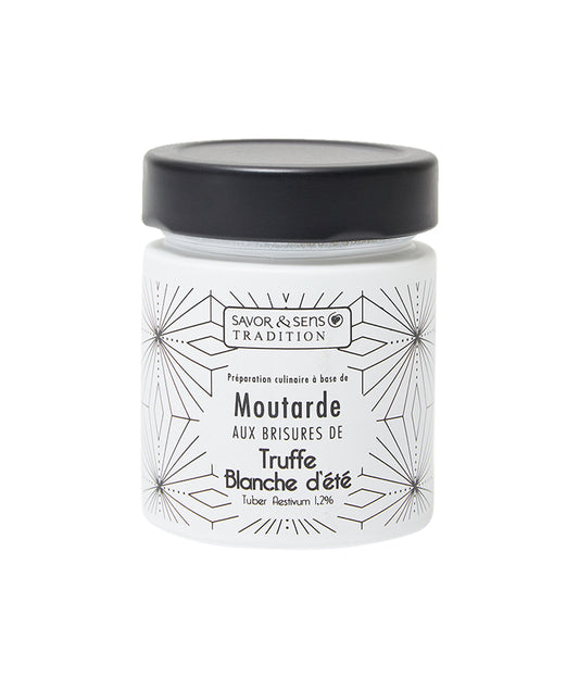 Moutarde aux brisures de truffe blanche d'été