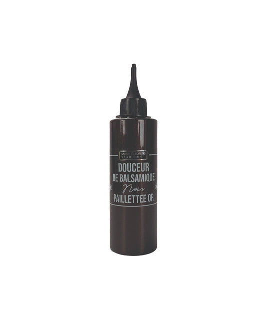 Crème de balsamique noire pailletée