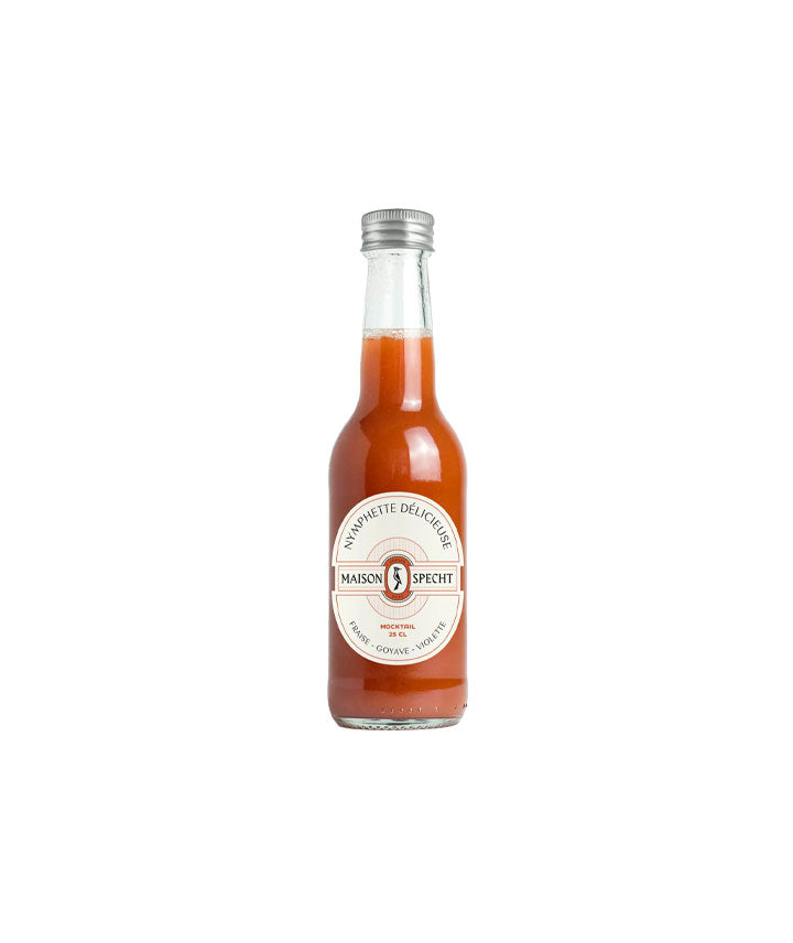Mocktail Nymphette Délicieuse - Fraise goyave et violette