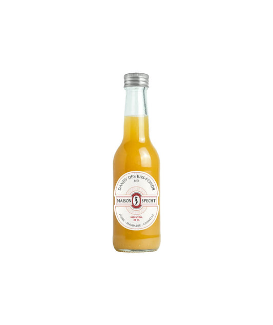 Mocktail Dandy des bas-fonds - Poire rhubarbe et cannelle