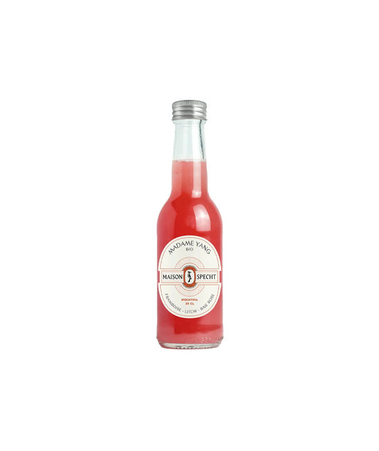 Mocktail Madame Yang - Framboise litchi et baies roses