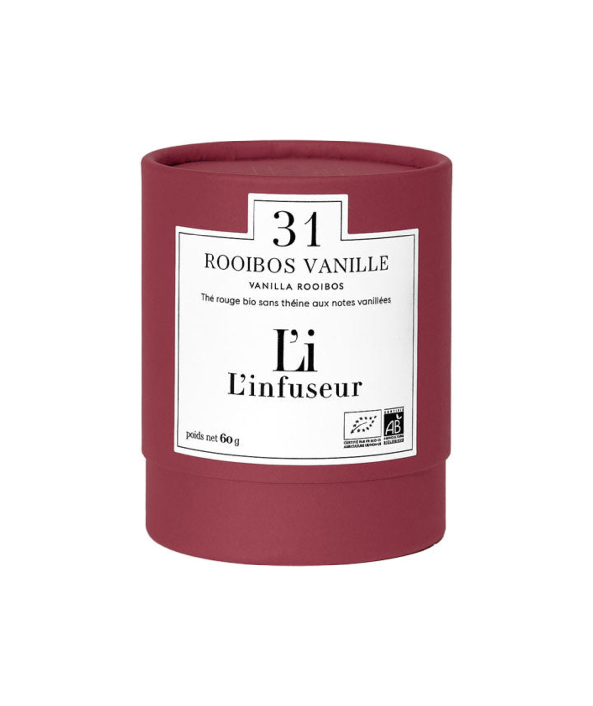 Rooibos vanille N°31 bio - Boîte vrac