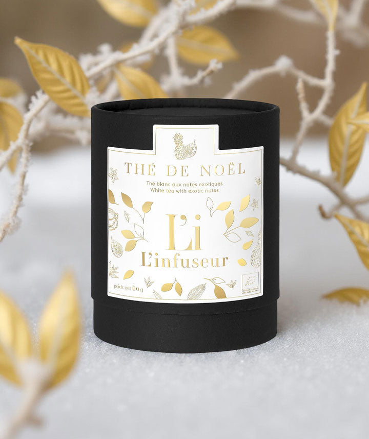 Thé Blanc de Noël bio - Boîte en vrac