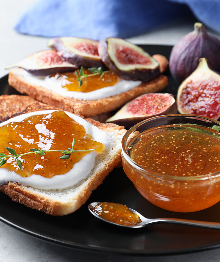 Confiture artisanale figue miel pistache