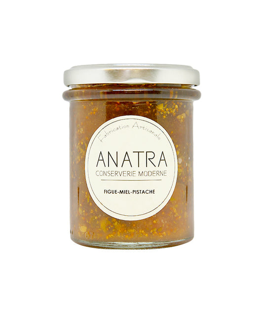 Confiture artisanale figue miel pistache