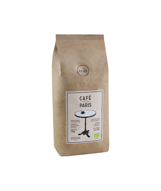 Café Ville de Paris bio - Grains vue face aux Galeries Lafayette Le Gourmet
