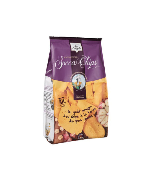 Chips à la farine de pois chiche - saveur ail