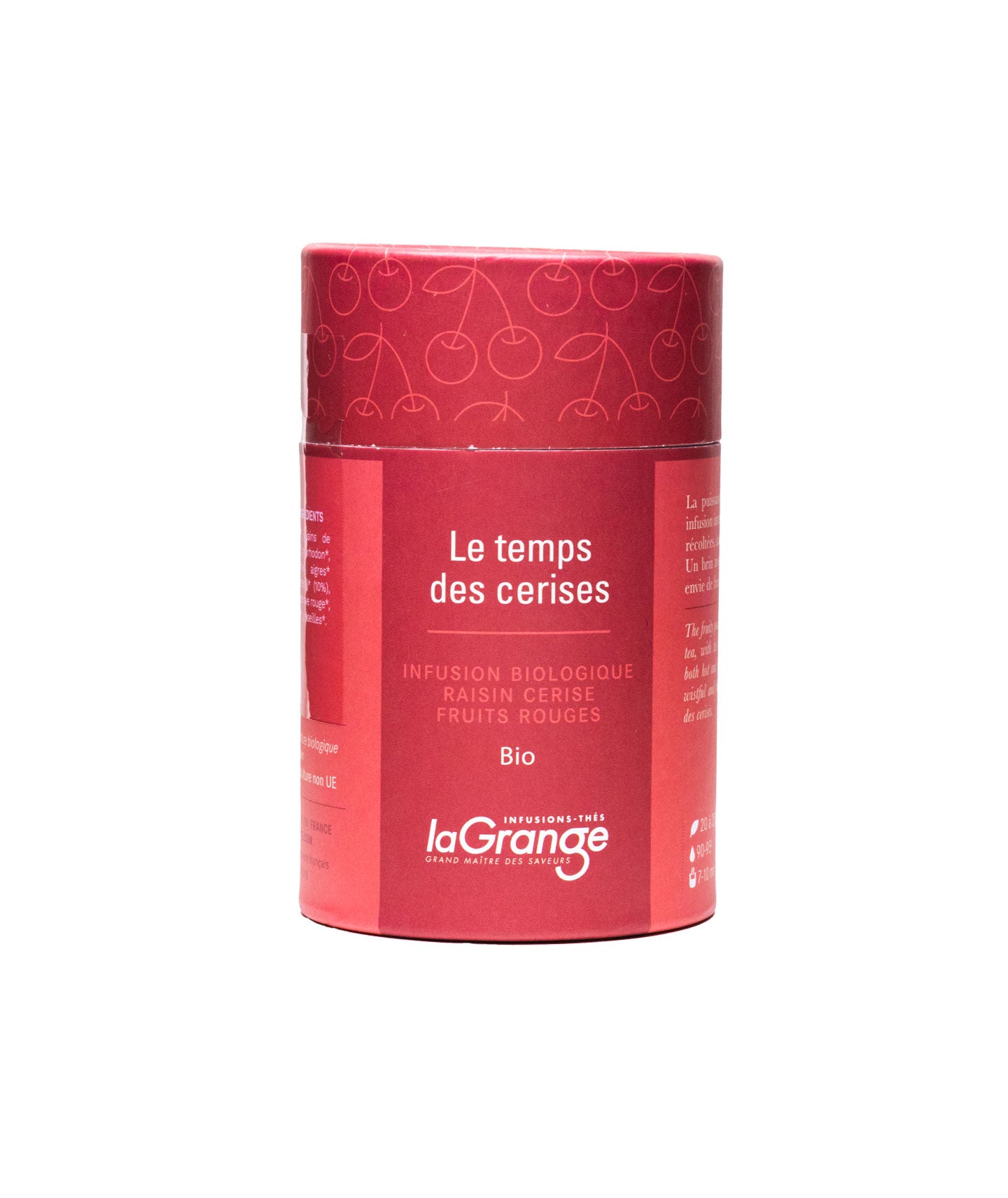 Infusion Le temps des cerises Bio - boîte collection vrac