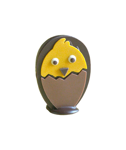 Poussin "Pascalito" chocolat noir - 10 cm