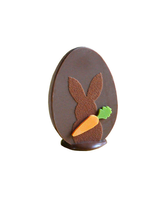 Lapin "Pascalou" chocolat au lait - 10 cm