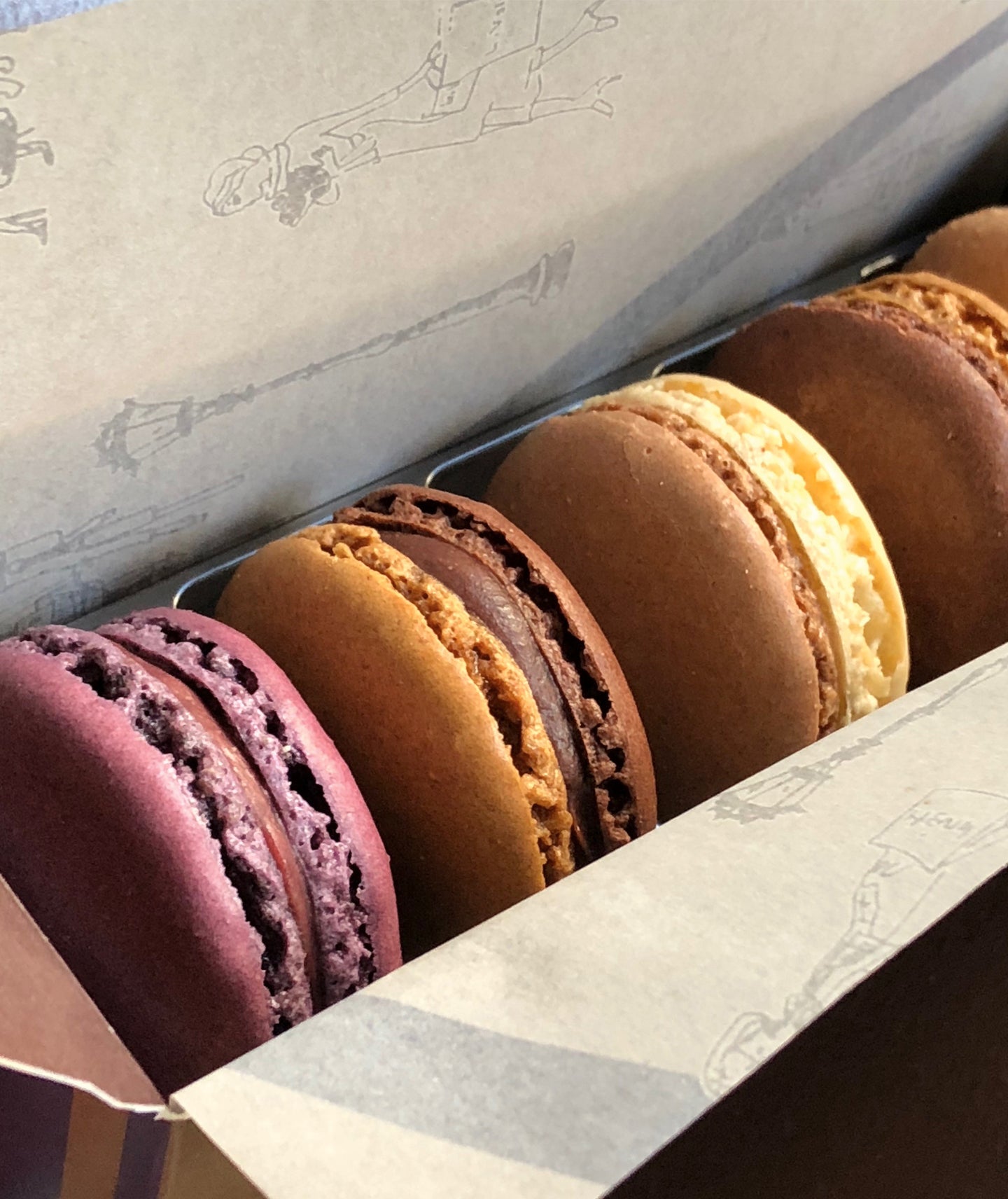 Étui 5 macarons assortis