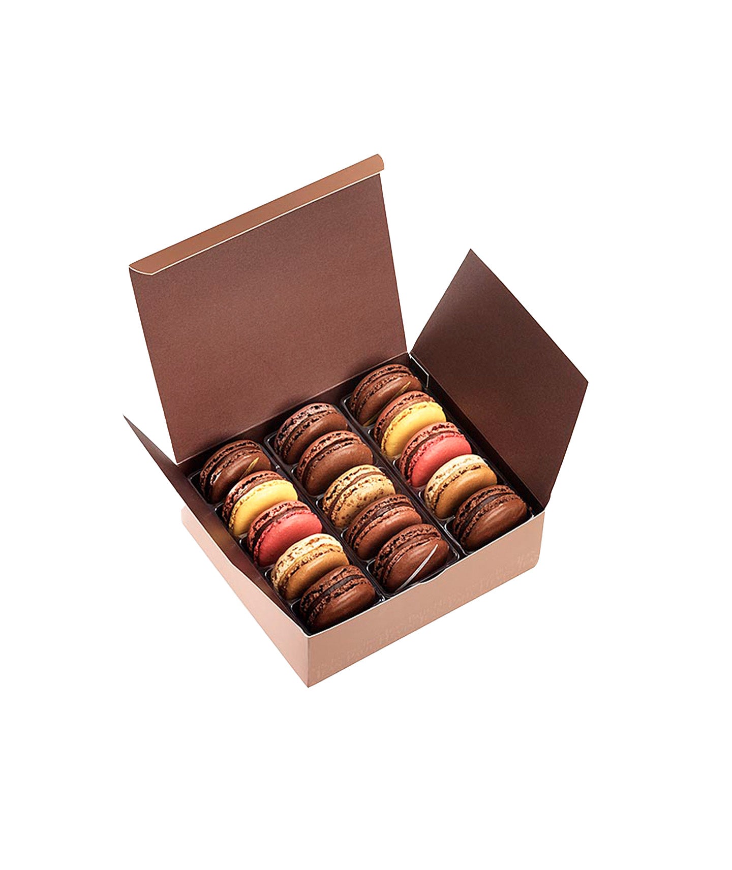 Étui 15 macarons assortis