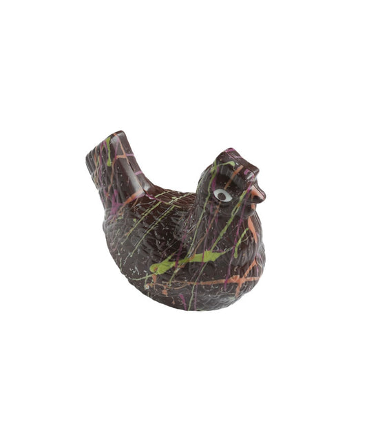 Poule 7.5cm chocolat noir
