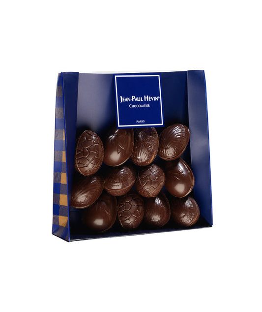 Sachet de 12 œufs praliné - Chocolat noir