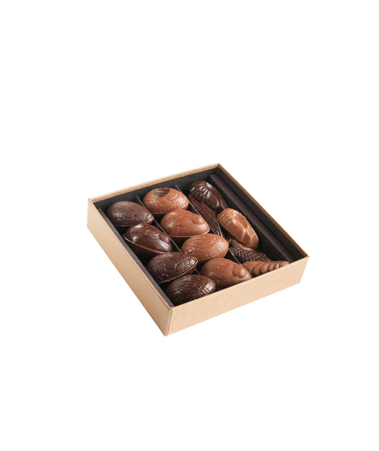 Carré Or 100gr Pâques - Chocolat noir et lait