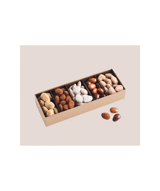 COFFRET DÉCOUVERTE 5 BARQUETTES AMANDES