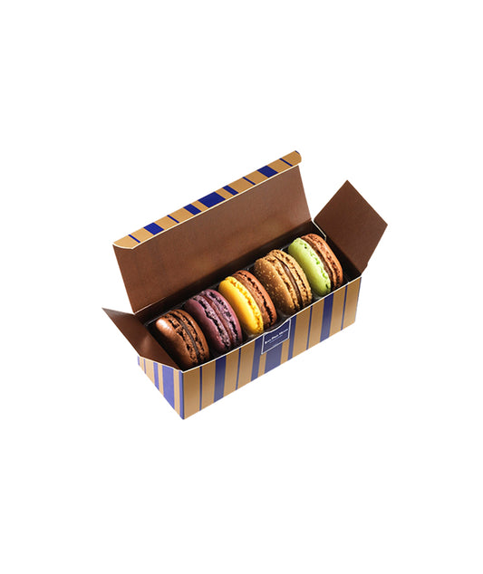 Étui 5 macarons assortiment