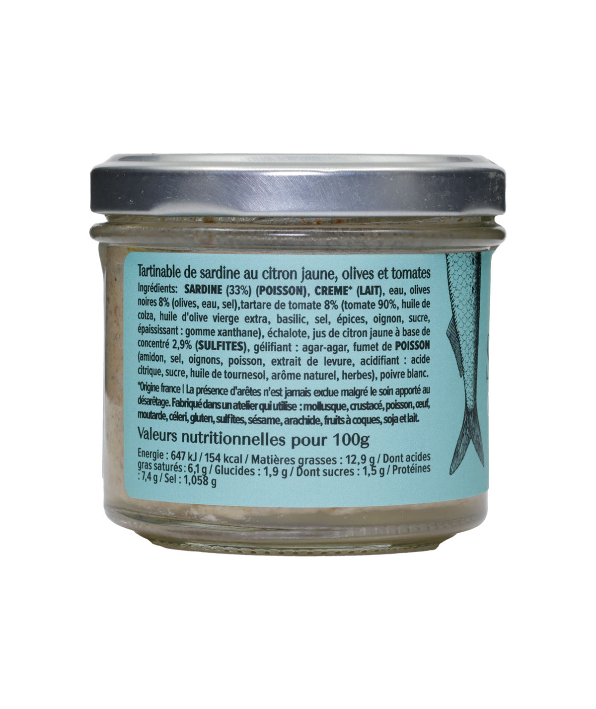 Tartinable Sardine citronnée